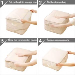 Échantillon Gratuit 2024 Nouveau Sac de Rangement Compressible pour Vêtements, Couettes et Couvertures pour Gagner de la Place - Product Image 3