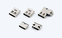 Conector Hembra USB Tipo C de 6 Pines JLC, Carcasa de Cobre de 16 Pines, IP00, Aplicación PCB, Conector de Carga
