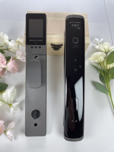 Smart Door Lock with Face Recognition Fingerprint Wi-Fi Steel Door Grade C Security Aluminium Alloy <b>Memory</b> <b>Card</b> & Cloud - Product Image 3