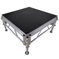 Structure en aluminium modulaire d'événement de plate-forme d'étape d'assemblage pour le pont extérieur de scène de piste de danse de concert