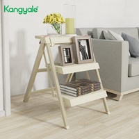 Échelle pliante en aluminium multifonctionnelle Kangyale, nouvelle conception, portable, blanche, épaisse, en aluminium