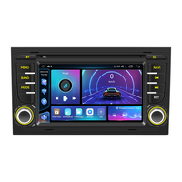 Autoradio 4 cœurs avec écran HD 7 pouces, WiFi, CarPlay sans fil, Android Auto, radio FM, lecteur DVD, stéréo de voiture, Apple CarPlay, Audi A4 B8 2008