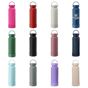 Bouteille d'eau isotherme en acier inoxydable avec logo personnalisé, bouteille thermos en acier inoxydable 304, gobelet de sport pour la salle de sport, cadeau pour les employés - Product Image 4
