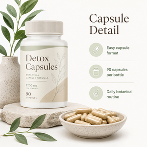 Capsules Détox Compléments Alimentaires Antioxydants Biologiques Végétaliens Adultes 90 Capsules Sans Gluten Riches en Vitamines Sélénium Chlorelle - Product Image 4