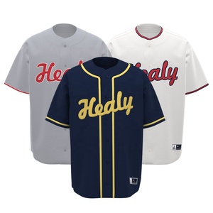 Maillot de <span class=keywords><strong>baseball</strong></span> brodé personnalisé pour hommes, tenue de softball, uniformes sportifs hip-hop, <span class=keywords><strong>chemise</strong></span> boutonnée classique des années 90 à manches courtes - Product Image 2