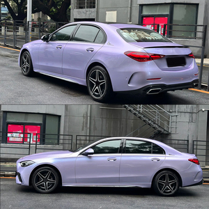 <span class=keywords><strong>Film</strong></span> de protection de peinture (PPF) en TPU couleur argent métallique magique, effet cristal violet, anti-rayures, installation humide ou sèche, pour covering automobile - Product Image 6