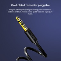 Câble stéréo TS de haute qualité 1/4 à 1/8, câbles audio personnalisés 3,5 mm à 6,35 mm pour casque de jeu, haut-parleurs, port AUX de voiture