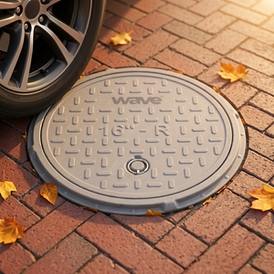 Couvercle de manhole rond en FRP de 16 pouces pour parking - Product Image 3
