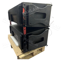 Système de sonorisation professionnel PAKLAM, ligne de baffles active de 12 pouces, double ligne, pour spectacles en direct en intérieur et en extérieur