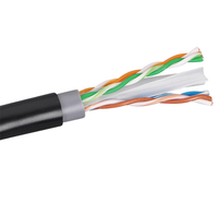 Câble réseau Ethernet RJ45 en cuivre UTP FTP SFTP Cat6 Cat6e Cat6A Cat7 pour intérieur/extérieur, 305 m, prix usine