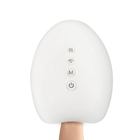 Masseur de mains électrique chauffant sans fil de type gant, à compression d'air, avec fonctions de frottement, de pressage de la paume, de pétrissage du poignet et d'étirement des doigts et des articulations des phalanges