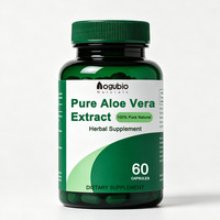 Capsules d'extrait d'aloe vera pur de qualité supérieure, soutien naturel de la peau et de la digestion, complément alimentaire, service d'étiquetage privé OEM