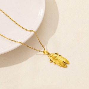 Collar de Acero Inoxidable 304 Dorado con Colgante de Elefante, Cadena con Eslabones, Insecto, <span class=keywords><strong>Araña</strong></span>, Cigada, Toro, Animal Salvaje para <span class=keywords><strong>Hombre</strong></span> y Mujer - Product Image 4