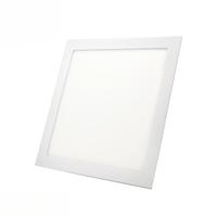 Panneau lumineux LED encastré en aluminium moderne à haute efficacité |   Plafonnier carré ultra-plat pour la maison et le bureau |   80lm/W