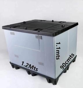 Boîte de palette en PEHD à manchon PP pliable personnalisé Caisse de déménagement en plastique PP avec <span class=keywords><strong>service</strong></span> de traitement de découpe - Product Image 4