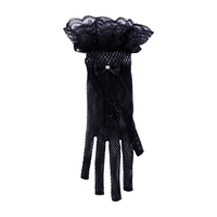 Gants élégants sans doigts en dentelle pour fête du thé, mariage, costume d'Halloween, cadeaux, gants de cérémonie