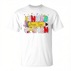 T-shirt pour enseignants et élèves de la Dream Team de la maternelle, retour à l'école - Product Image 2