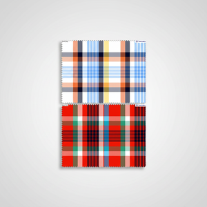 Tissu à carreaux de qualité supérieure, durable et élégant, pour vêtements, couture, mode et usage intérieur - Product Image 1