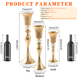 Centro <span class=keywords><strong>de</strong></span> <span class=keywords><strong>Mesa</strong></span> Floral Comercial, Florero Alto <span class=keywords><strong>de</strong></span> Metal Dorado, Centro <span class=keywords><strong>de</strong></span> <span class=keywords><strong>Mesa</strong></span> <span class=keywords><strong>para</strong></span> Bodas, <span class=keywords><strong>Centros</strong></span> <span class=keywords><strong>de</strong></span> <span class=keywords><strong>Mesa</strong></span> <span class=keywords><strong>para</strong></span> <span class=keywords><strong>Eventos</strong></span> - Product Image 2