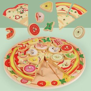 Juego de Cocina de Madera Educativo para Niños, Juguete de Hongo para Juego de Simulación, Experiencia Práctica de Pizza - Product Image 6