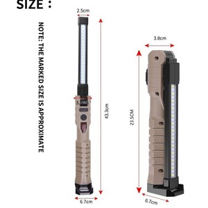 ไฟฉายพับได้ FT20 WK06 Cob แบบชาร์จไฟได้ พกพาสะดวก พร้อมแม่เหล็ก ไฟฉายซ่อมบำรุงความเข้มสูง - Product Image 5