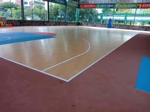 Pavimentazione in Legno Antiscivolo per Campo da Basket Indoor - Product Image 3