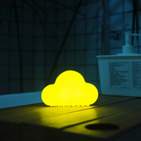 Nuage Silicone LED veilleuse mignon Rechargeable ABS lampe de bureau batterie puissance pour chambre salon petit chevet lit éclairage