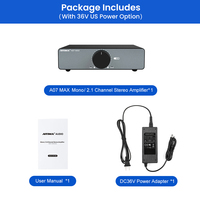 1 adet A07 MAX TPA3255 ses güç amplifikatörü 2.0 Stereo yükseltmek 300Wx2 PBTL Mono ses amplifikatörü 600W ev hoparlör ampliampli