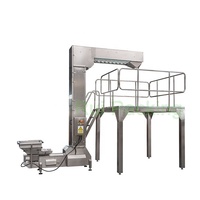 RUIPACKING 304SS convoyeur de qualité alimentaire, Machine de vente, convoyeur à benne de Type Z, élévateur