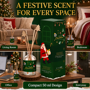 Diffuseur de parfum en bois de cèdre festif pour Noël, avec une senteur boisée chaleureuse pour une ambiance hivernale à la maison - Product Image 1