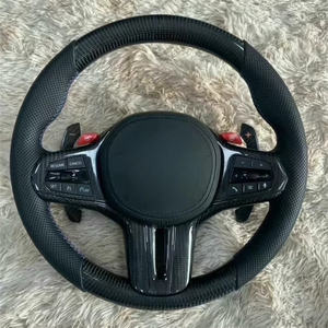 Volante Deportivo Personalizado de Fibra de Carbono y Cuero para BMW Serie 3 G20 G30 G21 G22 G23 320i 325i 330i M3 M4 X6 <span class=keywords><strong>X5</strong></span> M2 - Product Image 2