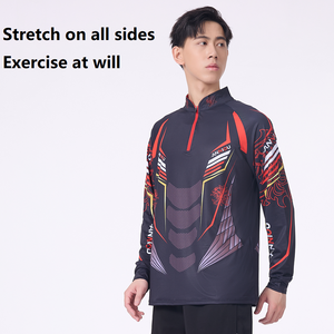 Vêtements de pêche <span class=keywords><strong>anti</strong></span>-<span class=keywords><strong>UV</strong></span> pour hommes, nouveauté UPF50 +, veste de pêche respirante à séchage rapide, couvrant le visage, vente en gros - Product Image 5