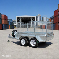 USA DOT approbation usine ventes directes populaire 10x6 remorque en cage