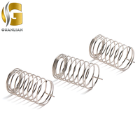 Vente directe d'usine Guanlian, petite ressort de compression en acier inoxydable, diamètre du fil 0,05-6,0, ressort hélicoïdal industriel, pièce non standard