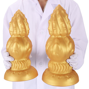 Venta al por mayor de fábrica: Juguete anal de silicona gigante con textura de mano de Buda, base ancha, para BDSM <span class=keywords><strong>gay</strong></span>, proveedor a granel - Product Image 1