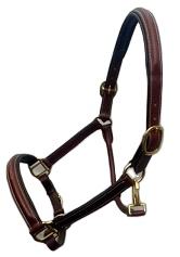 Licou en cuir de qualité supérieure avec design rembourré surélevé et réglage à double boucle - Product Image 2