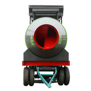 Mobile All-in-One-Beton mischa nlage: Kombination von Beton mischmasch inen, 2-fach Aggregat für die Beton herstellung - Product Image 1