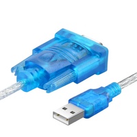 Cable Serial USB a RS232 DB9 de 9 Pines FTDI USB 2.0 con Revestimiento de PVC y Conectores Dorados para Comunicación