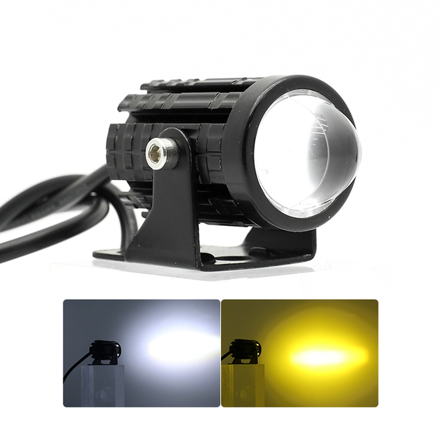 Aluminum Mini Projecot Led Light with Bracket 12v Led Mini Spot Light High Low Beam Led Spotlight for Motorcycle