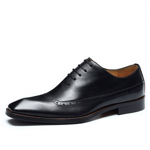 New Designer Men's Casual & Business Formal Shoes with <b>Block</b> Engraved square Toe Height Increasing Waterproof Autumn - Product Image 5