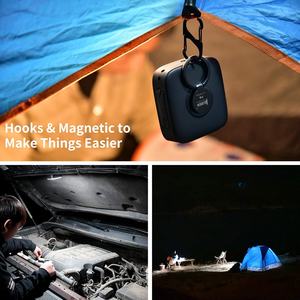 Lampe de camping portable ultralégère pour la randonnée et la pêche avec aimant et crochet, lanterne LED d'urgence, lampe de camping en plein air - Product Image 5