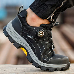 Botas Chelsea de Plataforma Corta Estilo Británico para Hombre, de Cuero Genuino con Punta Cuadrada y Cremallera Lateral, Botas de Invierno - Product Image 5