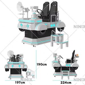 Simulador de Carreras de Coches de 26 Pulgadas, Experiencia VR para 2 Jugadores, Boxsaga Moto Metal Carnival Pandora High Spanish IO Gp 12V - Product Image 1