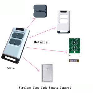 Aiba AB019 Mehrfrequenz-Duplikator-Fernbedienung 433 315 868 330MHz <span class=keywords><strong>4</strong></span>-Tasten-Kloncode RF <span class=keywords><strong>Wireless</strong></span> Copy Controller Garage - Product Image 2