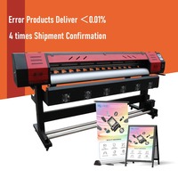 Impresora de Tubos ActionLasers de 1.8m, Impresora de Vinilo Digital para Pancartas Flexibles, Máquina de Impresión con Tinta Eco Solvente para Xp600 I3200