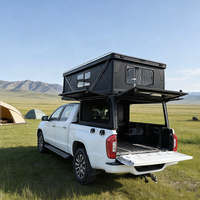 Camper Topper à coque rigide en aluminium à dépliage rapide, directement de l'usine, pour camion HD pleine grandeur avec cabine double