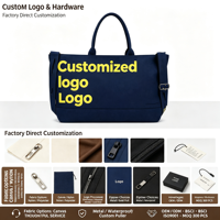 Sac fourre-tout en toile tendance, robuste et artisanal, idéal pour le travail, l'école, les activités de plein air, sac à main quotidien, couleur et logo personnalisables