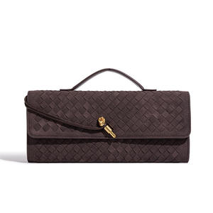 Eleganti Borse a Mano Intrecciate Colorate per Signore, Impermeabili con Cerniera, Casual, Borse a Spalla per Serate e Matrimoni - Product Image 1