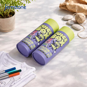 Custom Printed Recyclable Round Cardboard Paper Clothing Tube Packaging Silk Scarf Hijab Cylinder <b>Gift</b> Packaging Box for T Shirt - Product Image 2