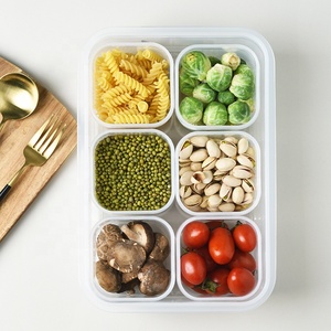 Eco-Friendly Food Storage Container Set Reusable Freezer Organizer Food Storage Boxes for Refrigerator